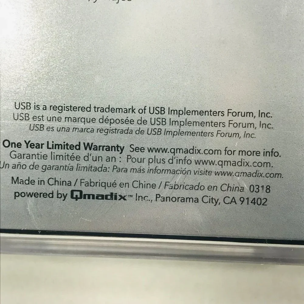 Qmadix Premium Home Charger Single Port Metal Travel Charger New In Package